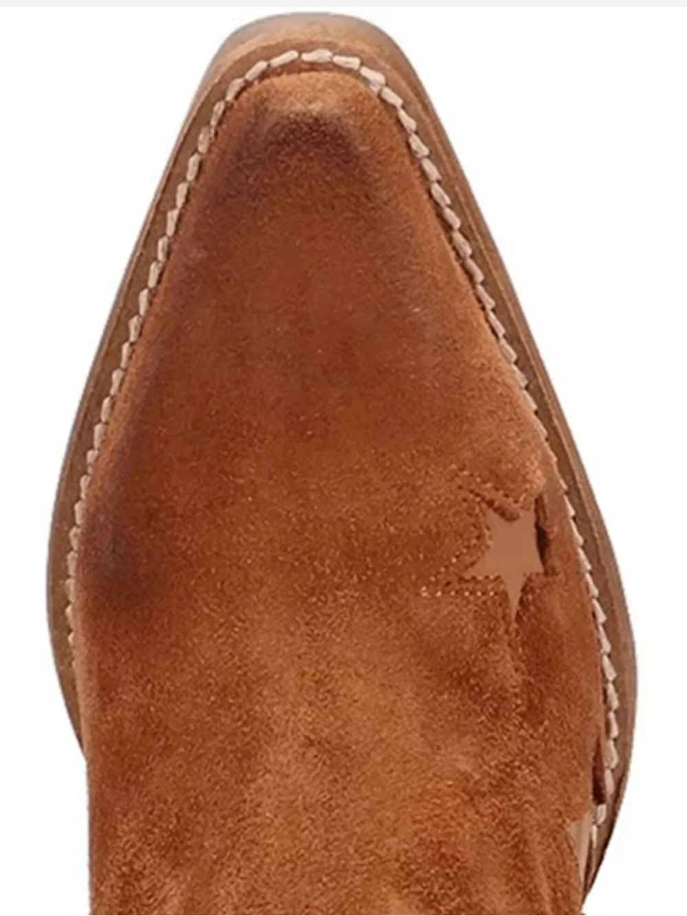 Dingo Little Star Cut Out Snip Toe Zippered Cowboy Booties New! - Picture 6 of 12